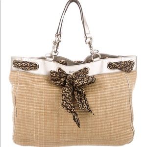 Gucci Large Straw Positano Tote